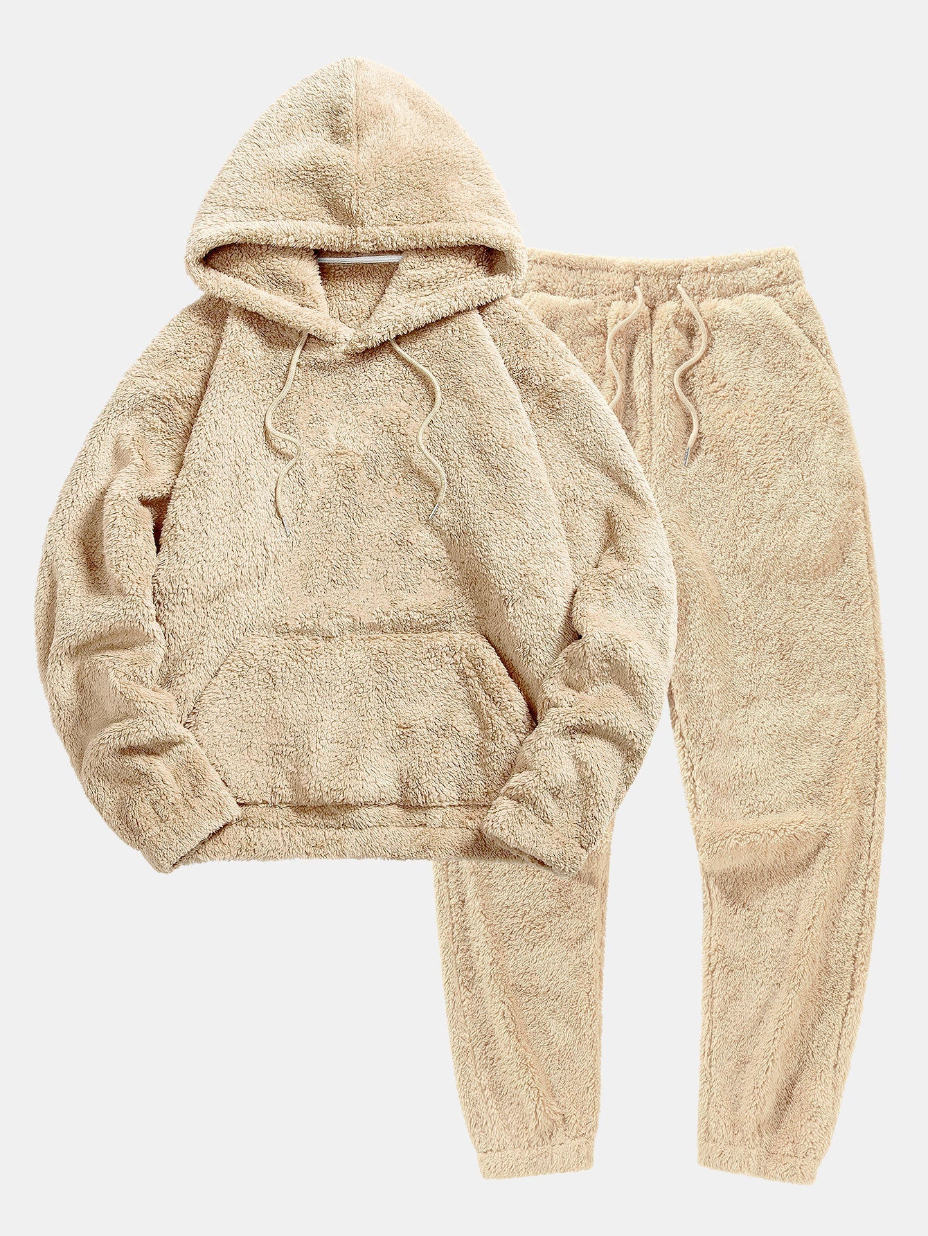 Clara - Ensemble Douillet en Tissu Teddy avec Hoodie et Jogging pour Femme