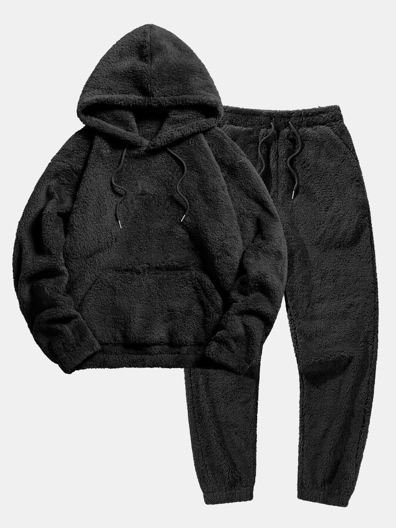 Clara - Ensemble Douillet en Tissu Teddy avec Hoodie et Jogging pour Femme