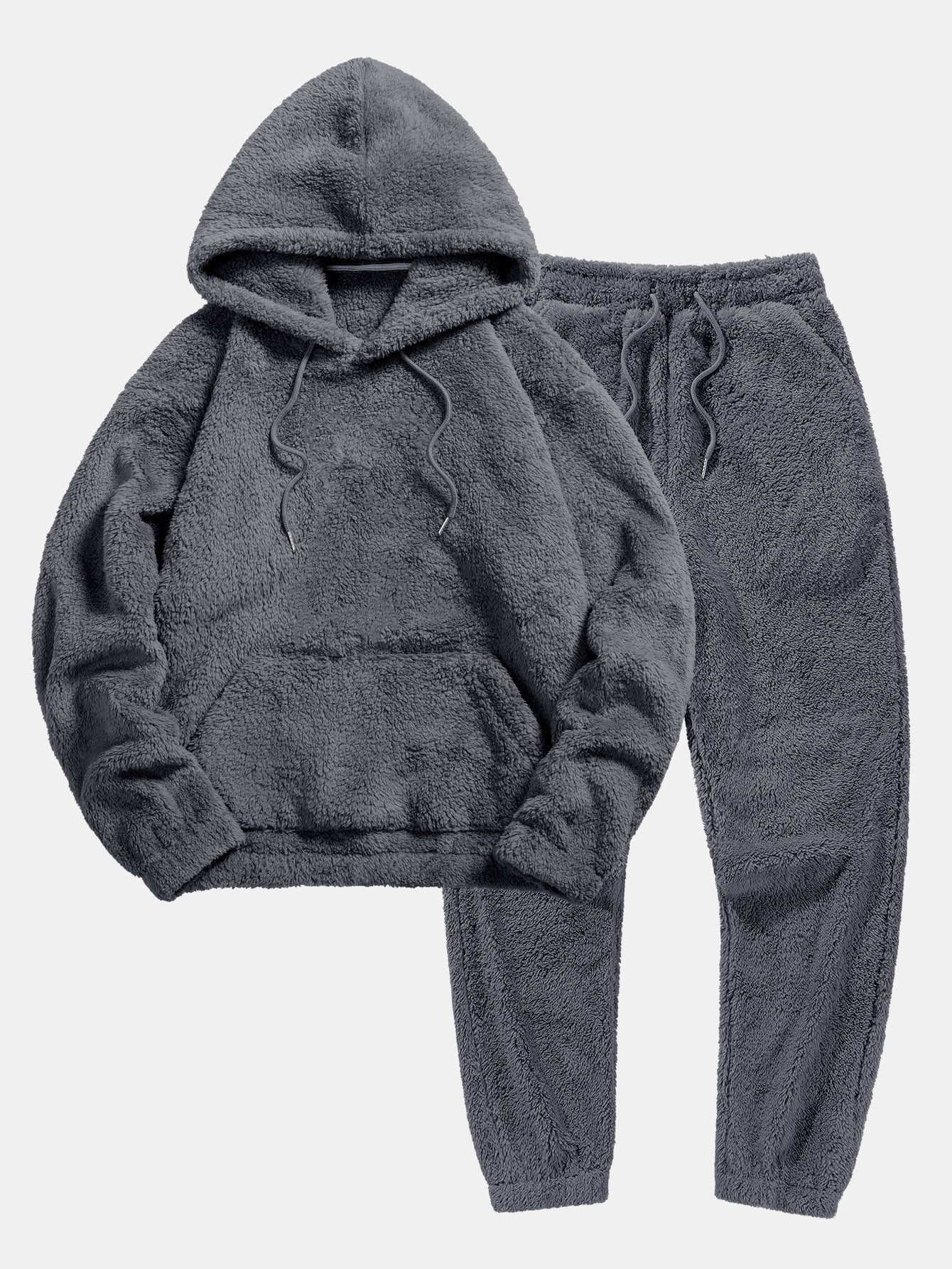 Clara - Ensemble Douillet en Tissu Teddy avec Hoodie et Jogging pour Femme