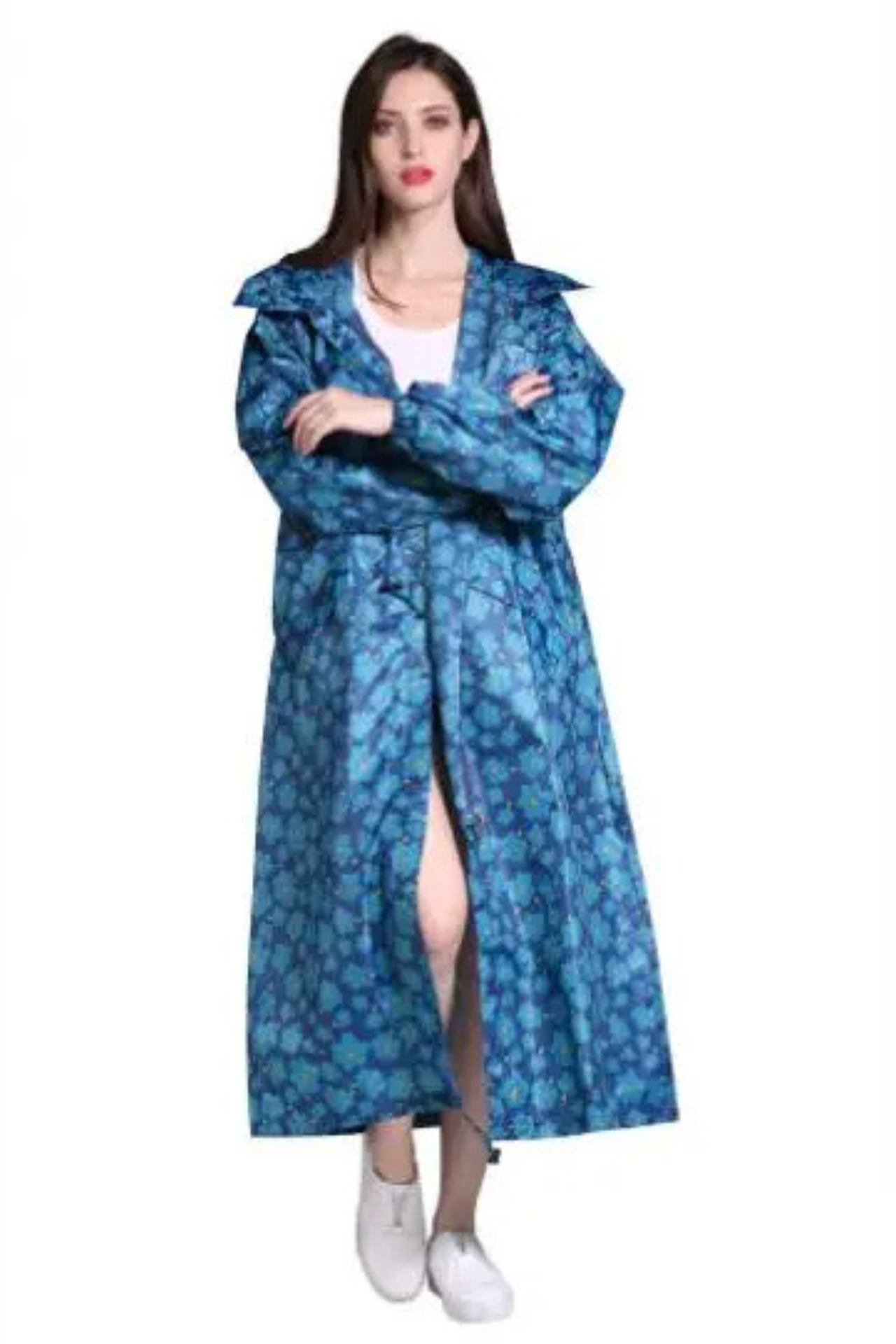 Ashiel - Imperméable imprimé intemporel pour femmes
