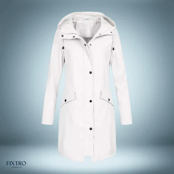 Aquaseh - parka de pluie en bleu