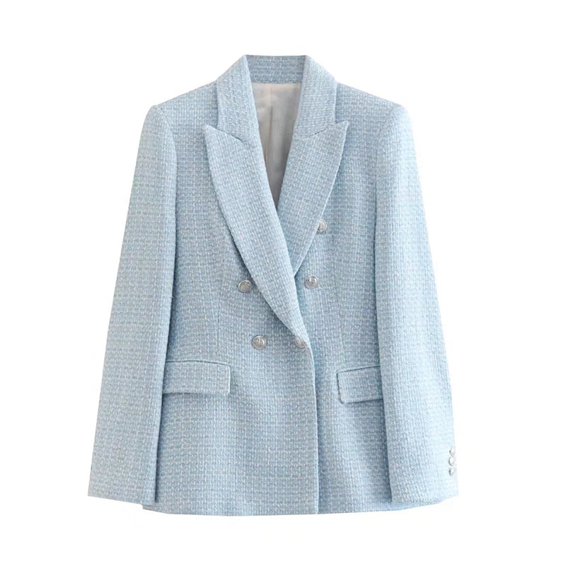 Blazer double boutonnage pour femme