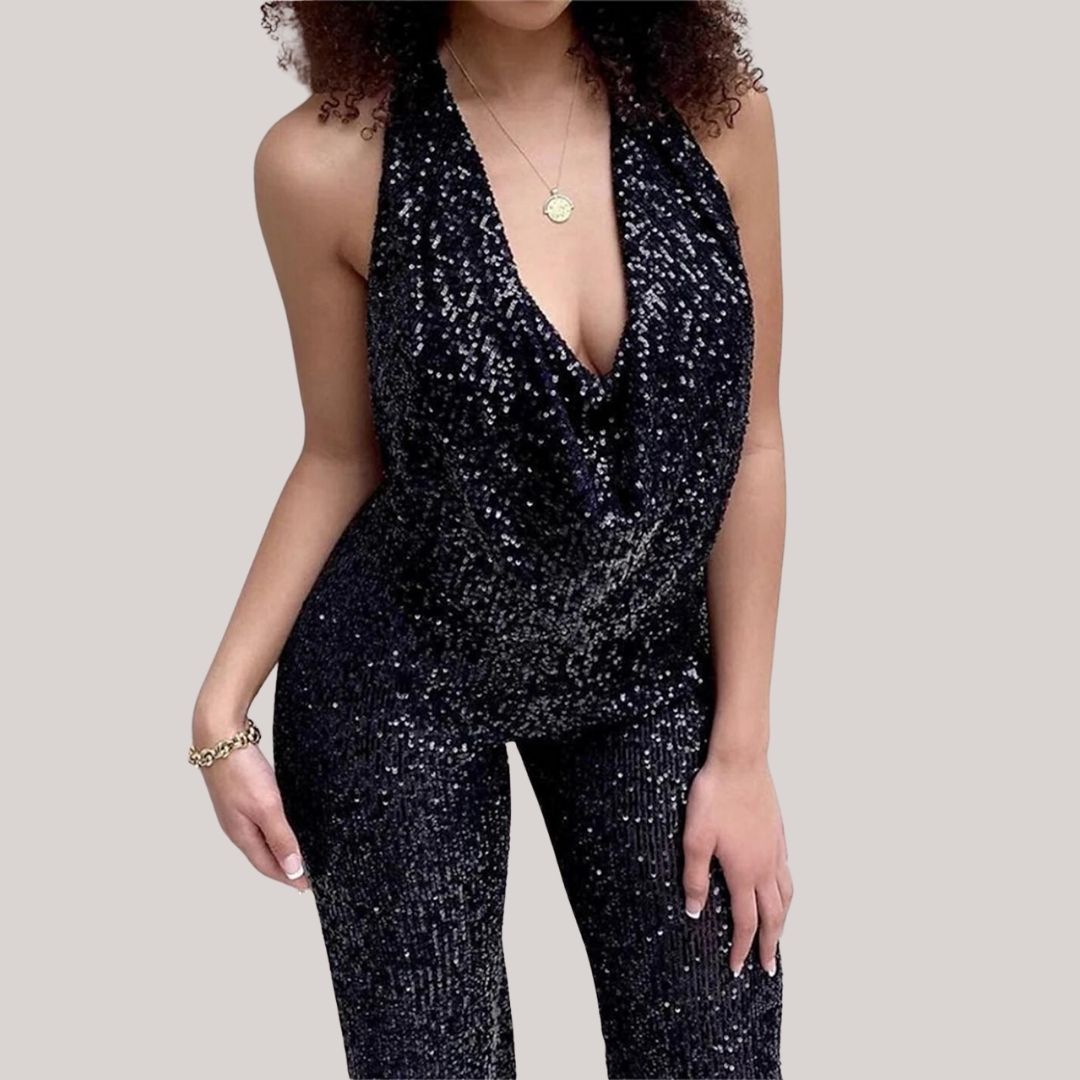 Combinaison de fête élégante en paillettes - Carlotta