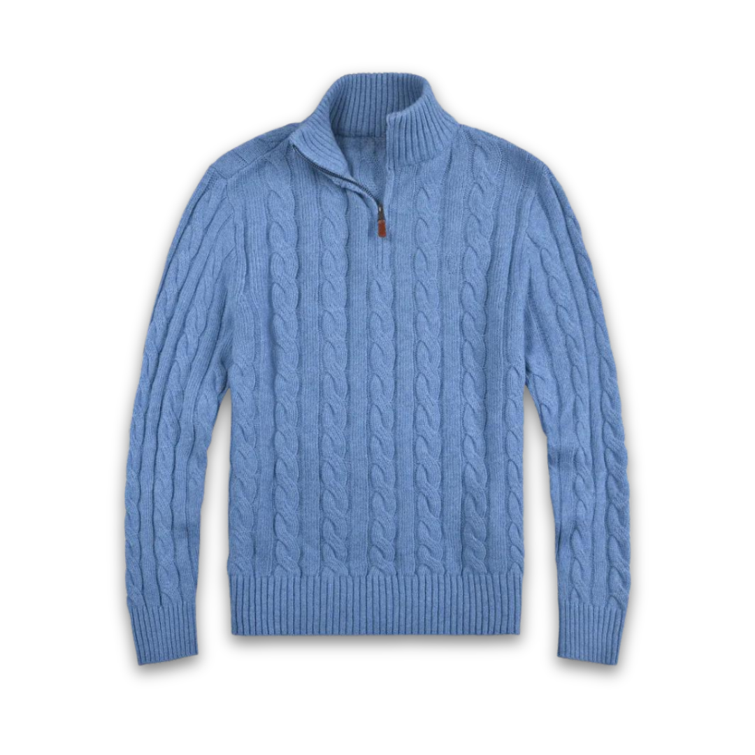 Yelko Sweater | Pull demi-zip décontracté pour hommes