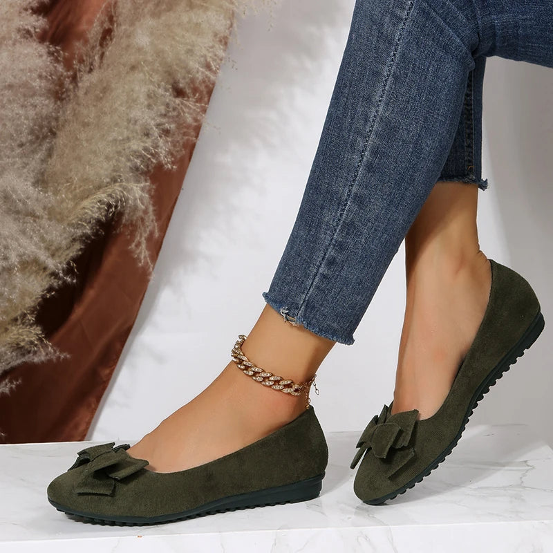 Pieds ronds, ballerines, ballerines habillées, ballerines à enfiler