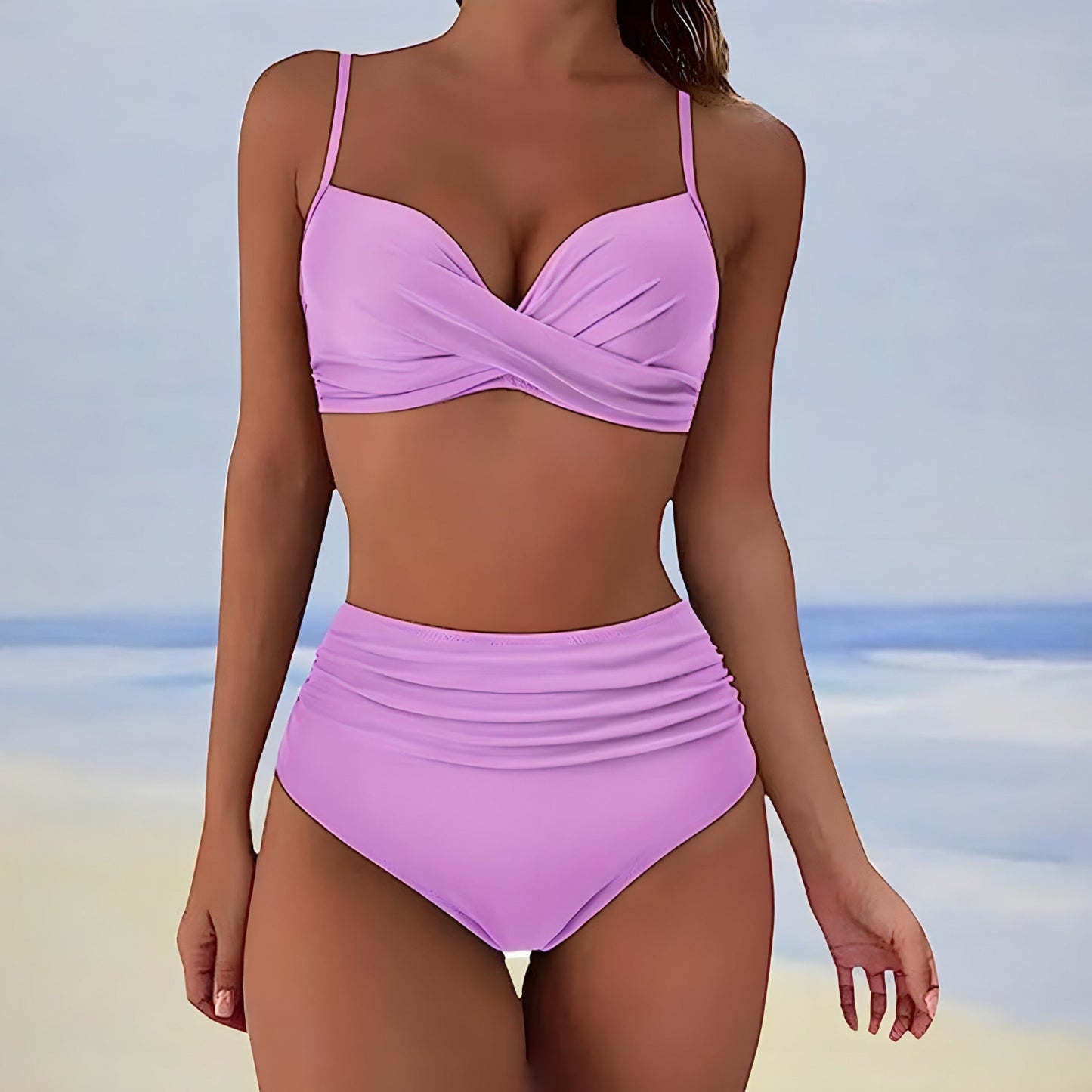 Lucia® | Ensemble bikini taille haute pour femme