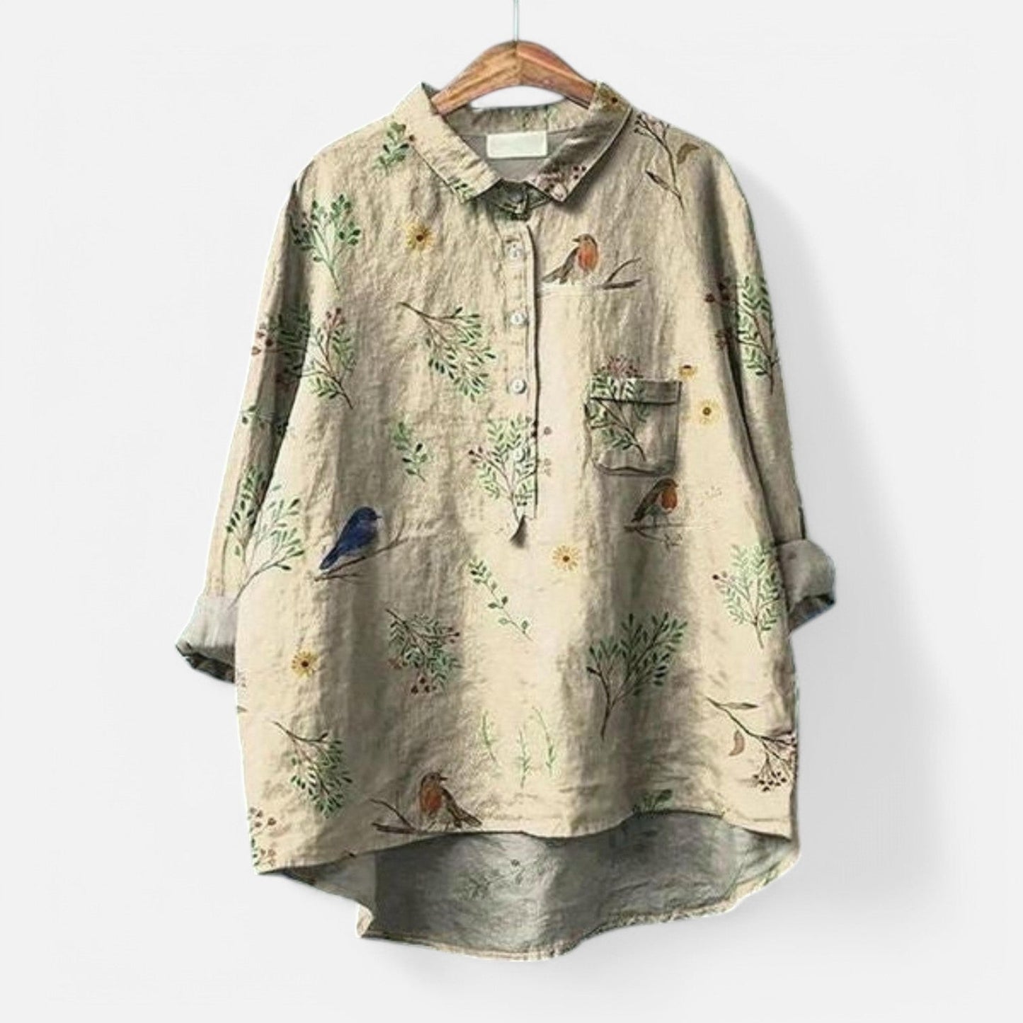 Laru™ | Blouse Florale Élégante avec une Touche de Grâce