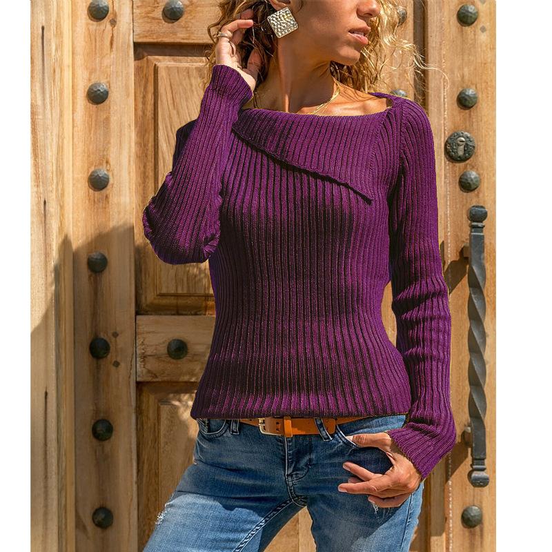 Lilac® Pull à la mode et minimaliste
