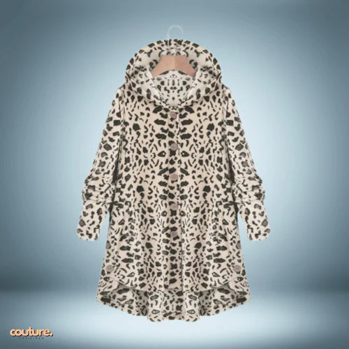 Veste Teddy - avec boutons et capuche