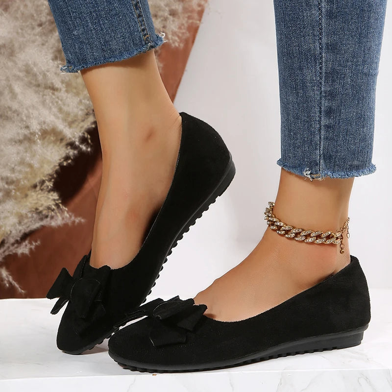 Pieds ronds, ballerines, ballerines habillées, ballerines à enfiler