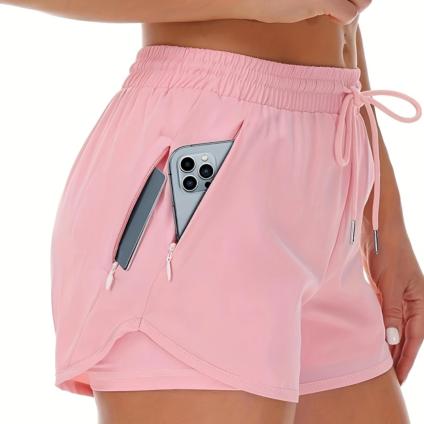 Lotte | Sporty 2-in-1 short pour femmes avec poches