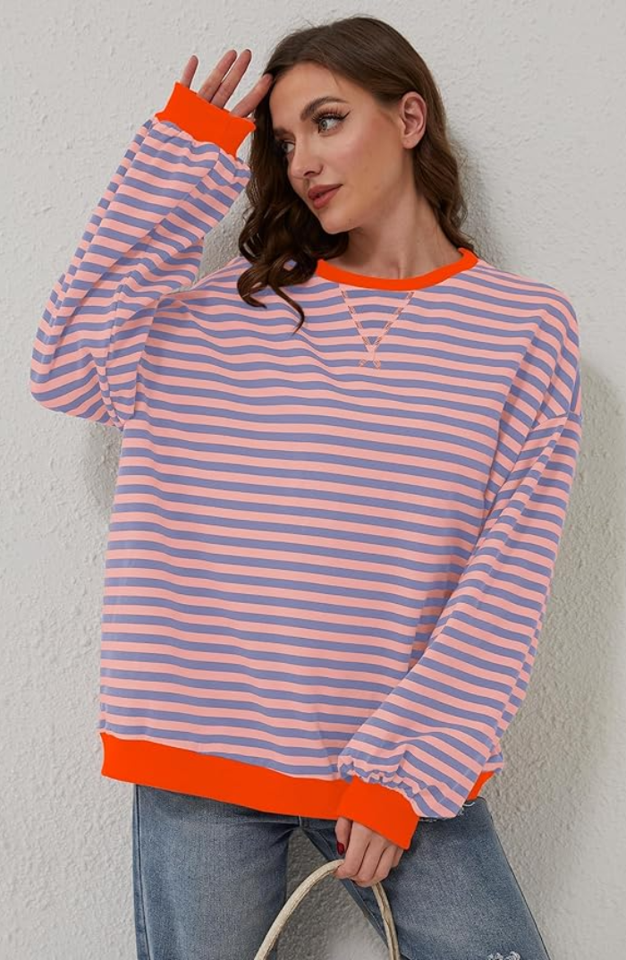 Helena | Pull Femme à Rayures Chic et Confortable