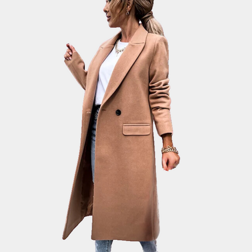 Manteau élégant jusqu'aux genoux pour toutes les occasions