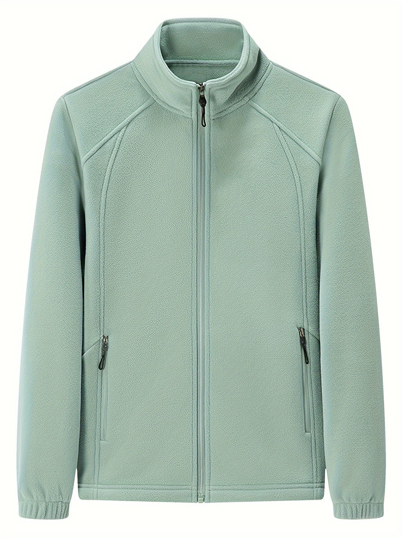 Loes | Veste d'extérieur en duvet avec col montant en couleur unie