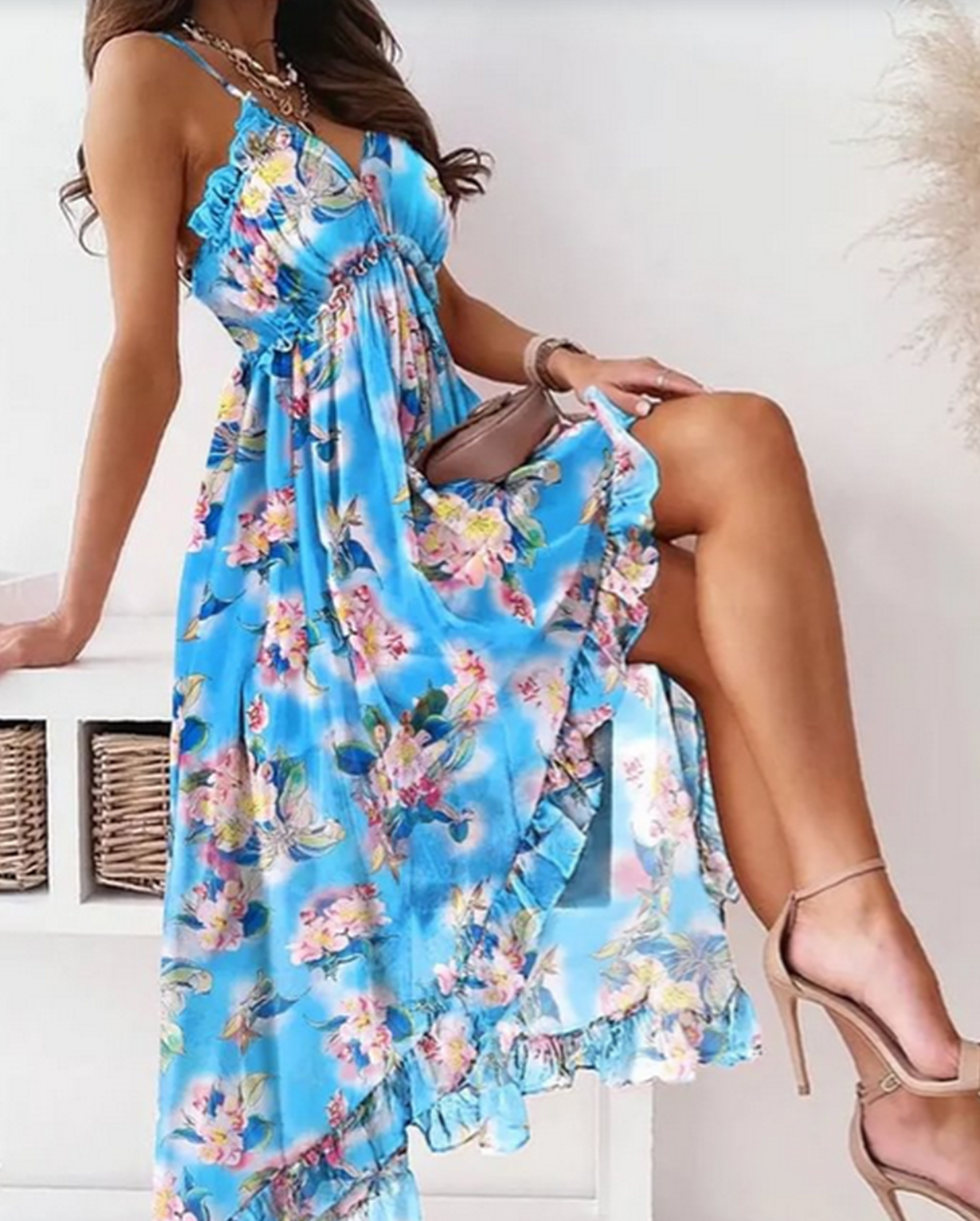 Nalani - Robe ample avec bretelles boho