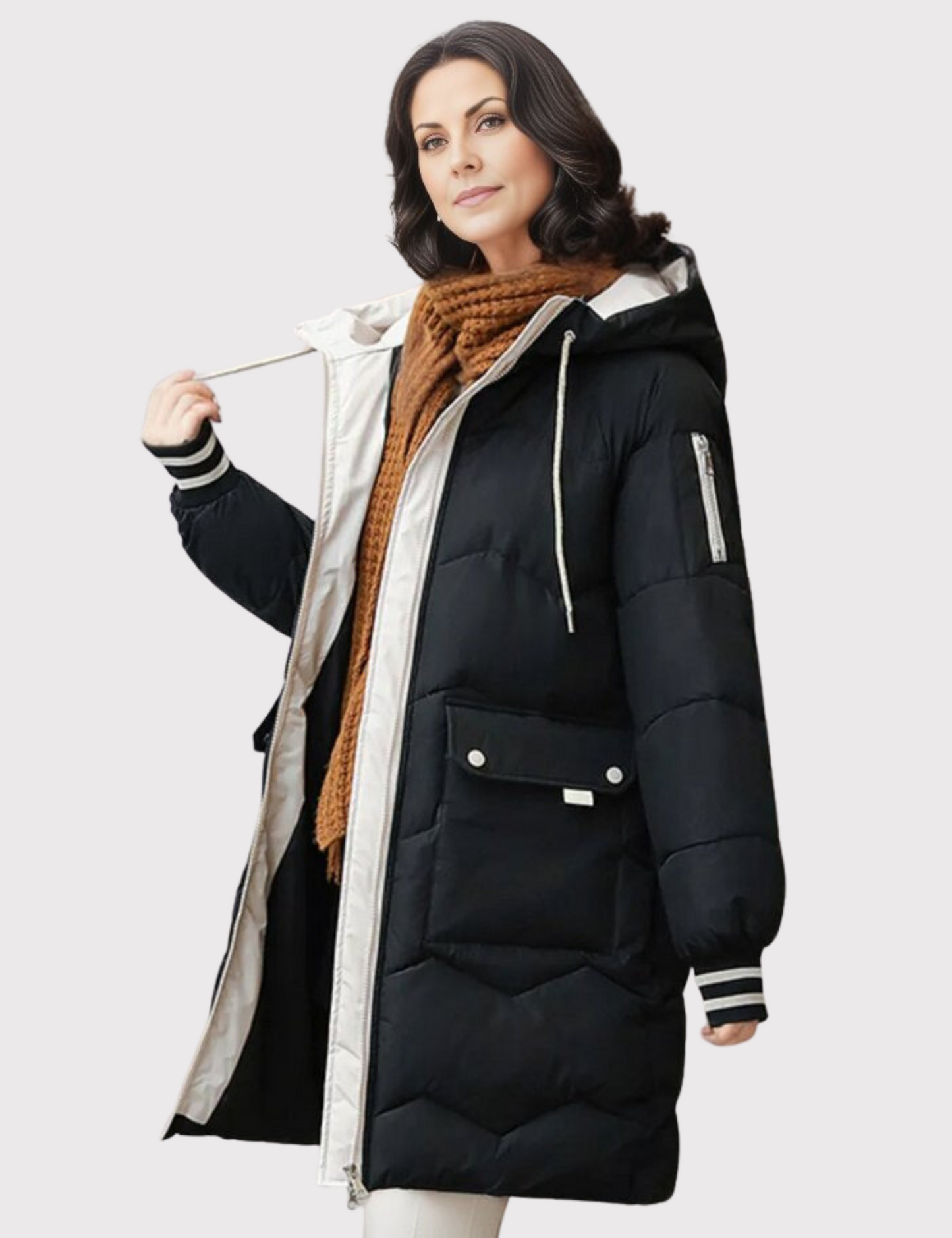 Connie - Veste longue bouffante