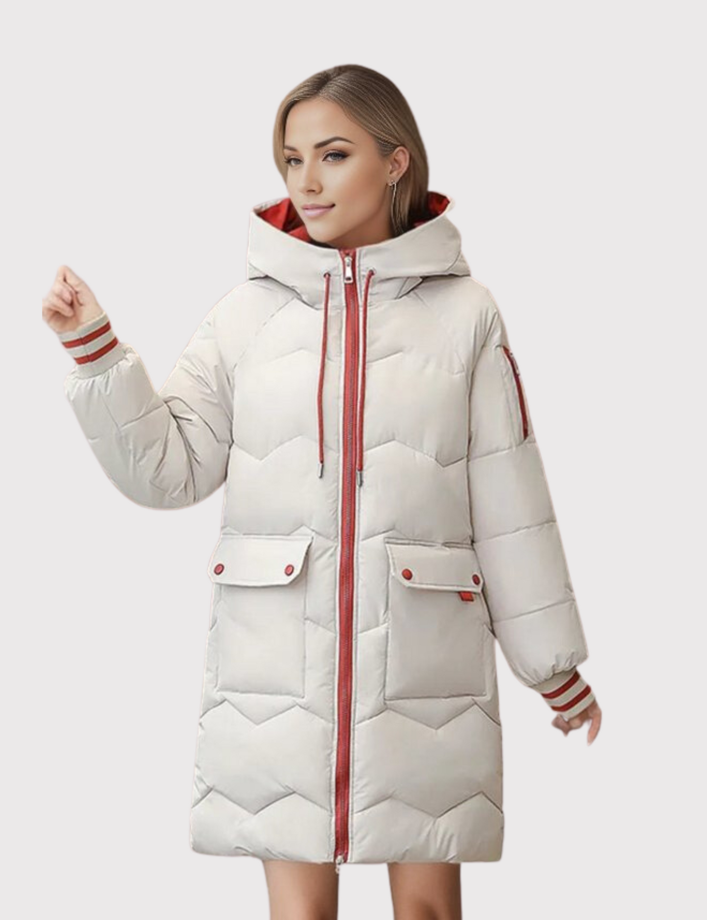 Connie - Veste longue bouffante