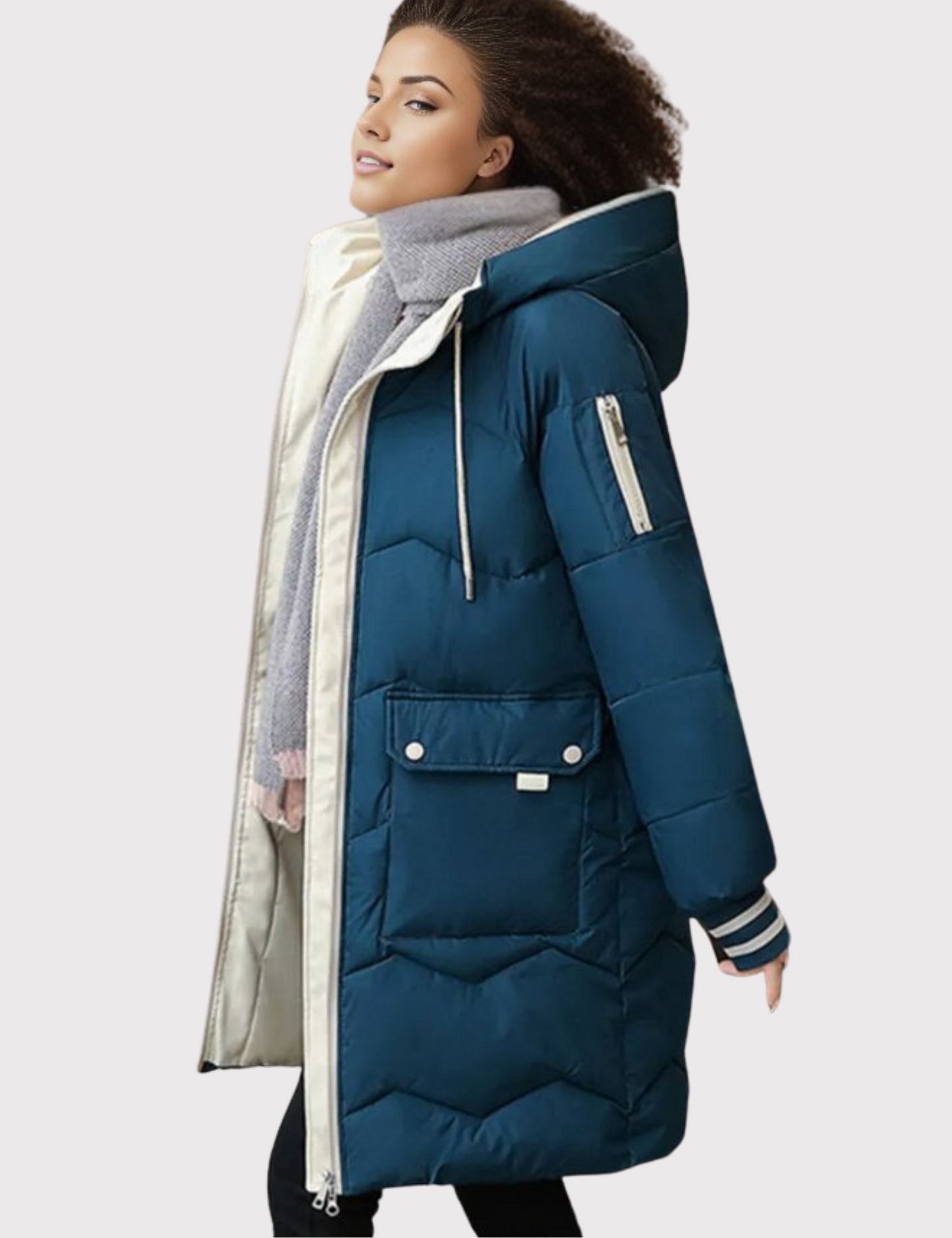 Connie - Veste longue bouffante