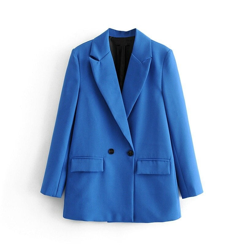 Blazer à double bouton pour femme