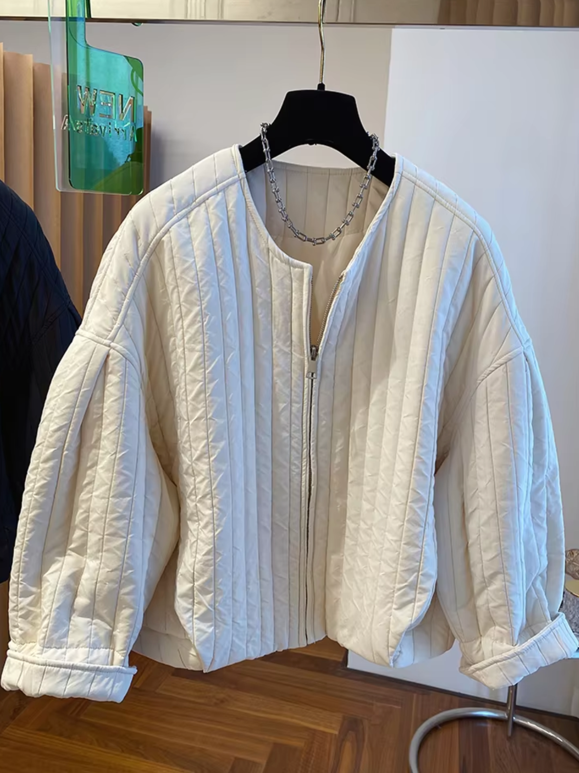 Veste matelassée avec fermeture éclair