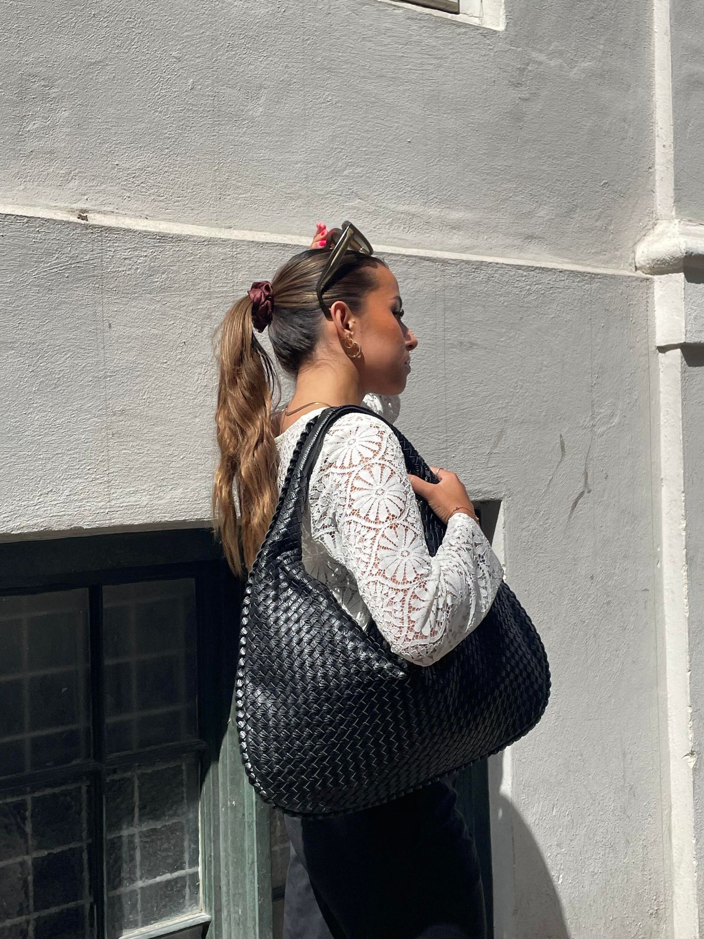 Aivee | Chic Sac à main tressé - Parfait pour toutes les occasions