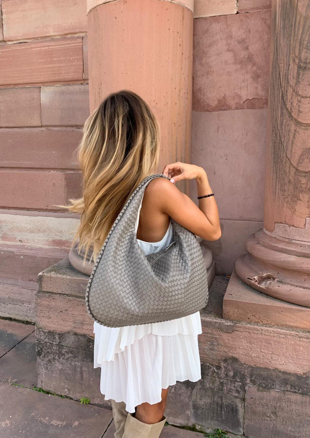 Aivee | Chic Sac à main tressé - Parfait pour toutes les occasions