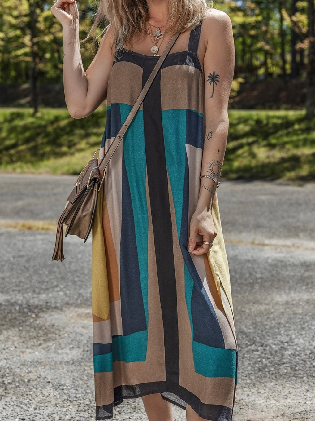 Robe midi art moderne