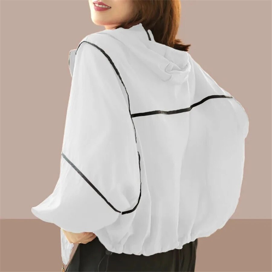 Danya - Veste d'été à capuche aérée