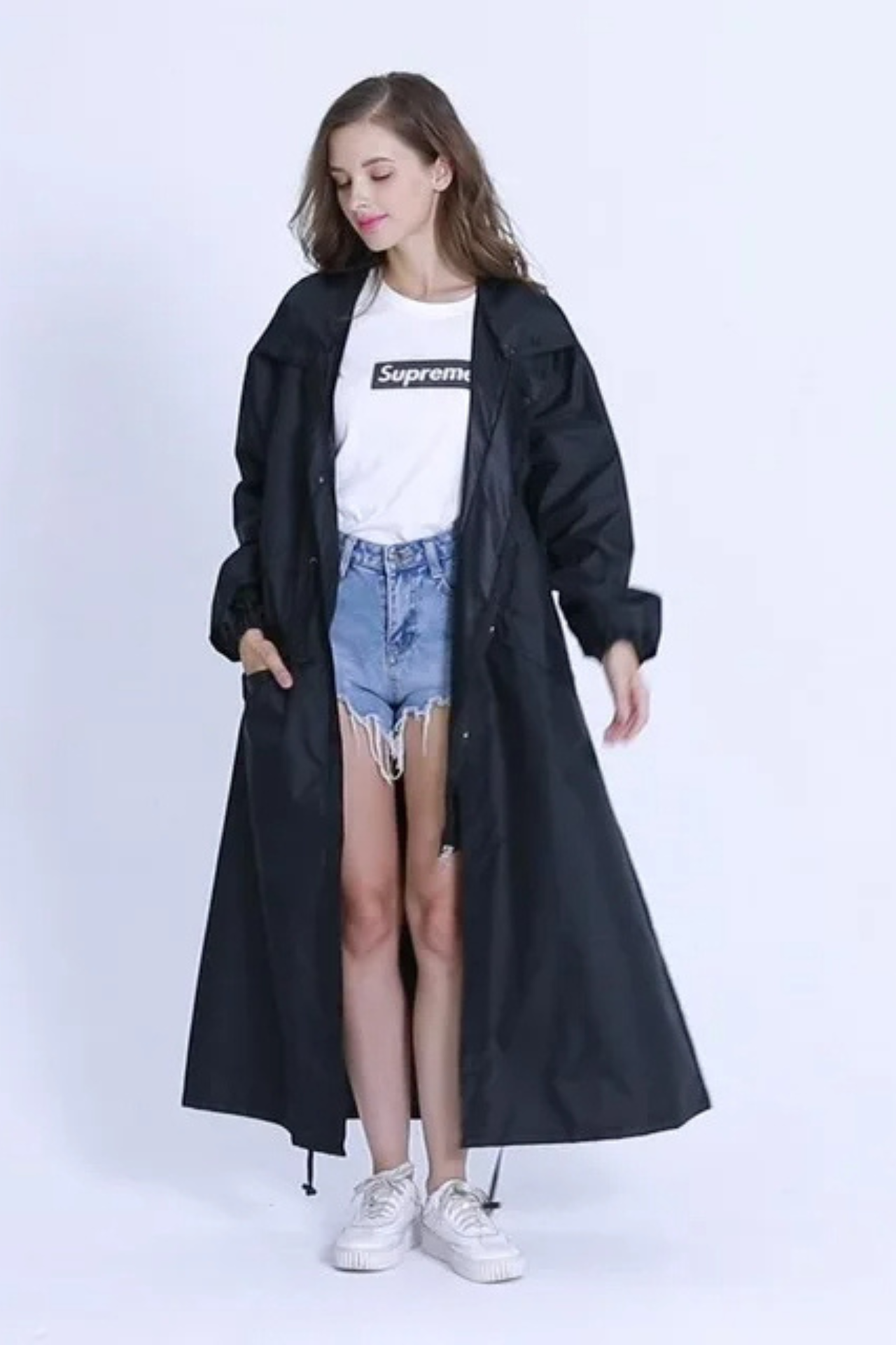 Ashiel - Imperméable imprimé intemporel pour femmes