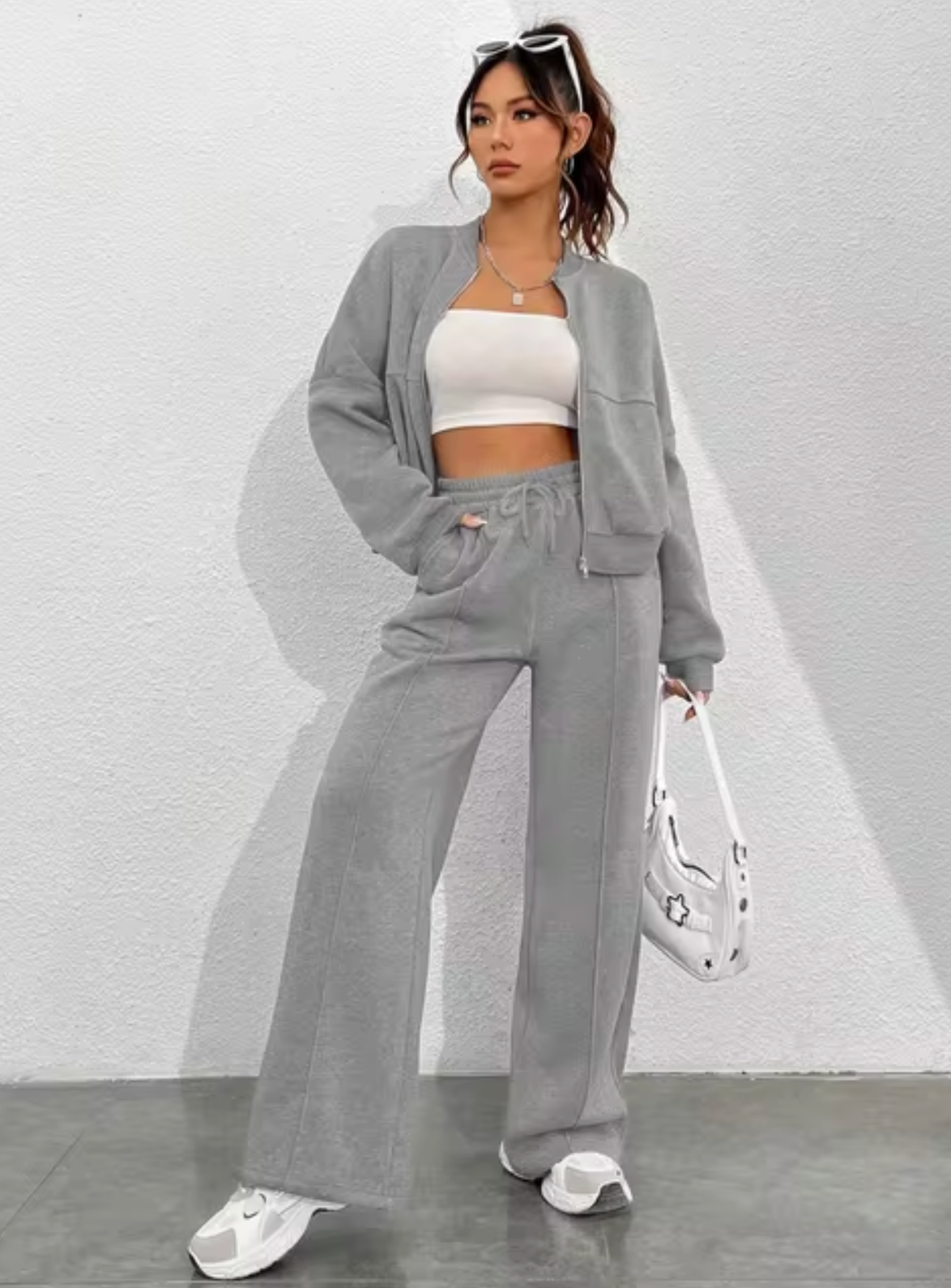 Coco-Mode | Ensemble veste et pantalon de jogging avec fermeture éclair