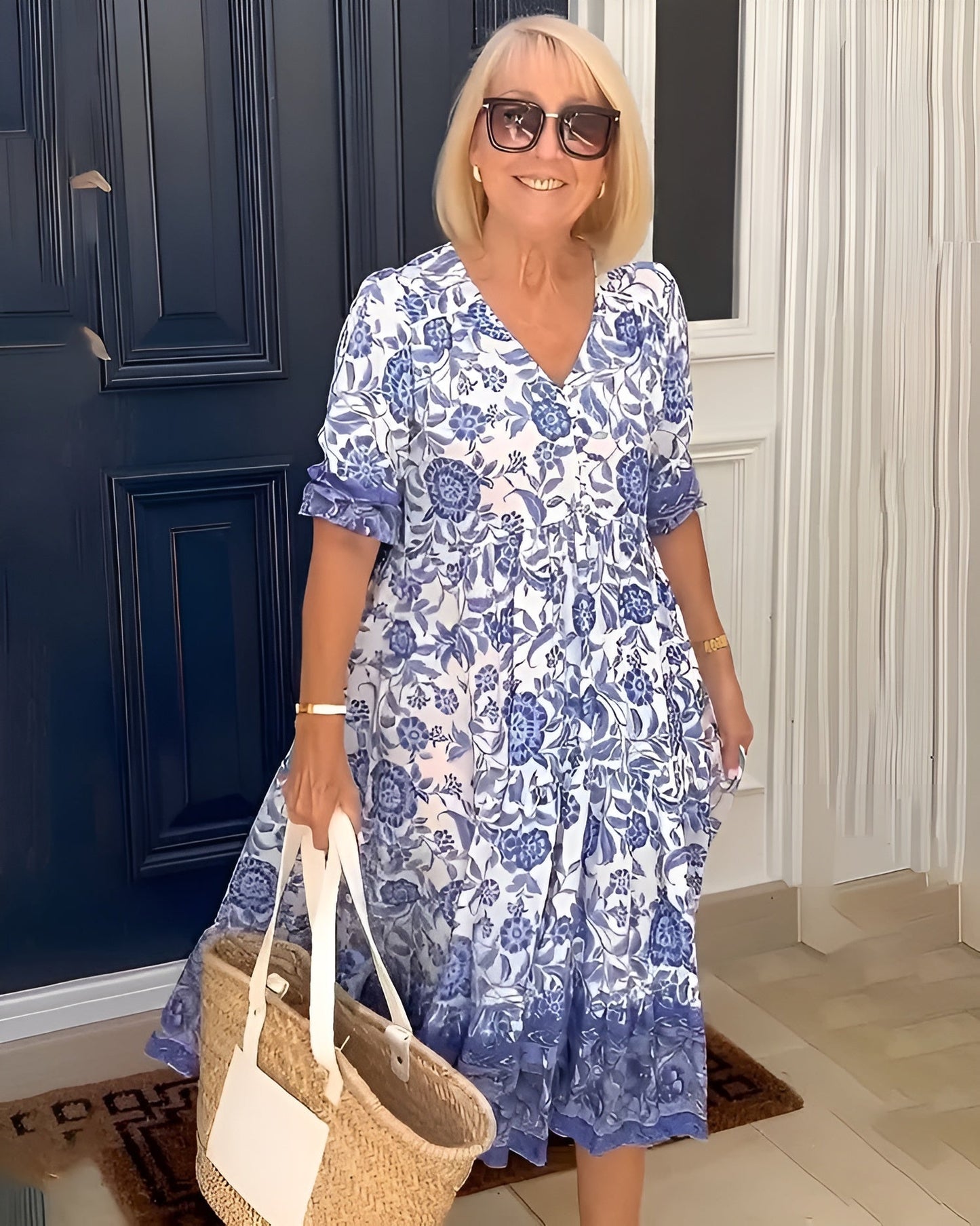 Robe à fleurs élégante