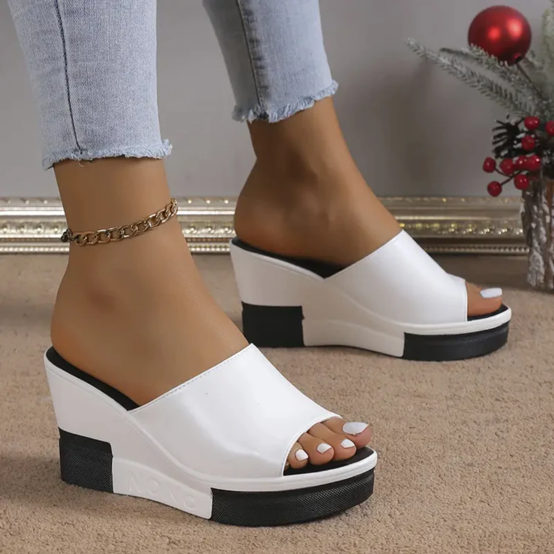 Sandales à talon compensé Camila