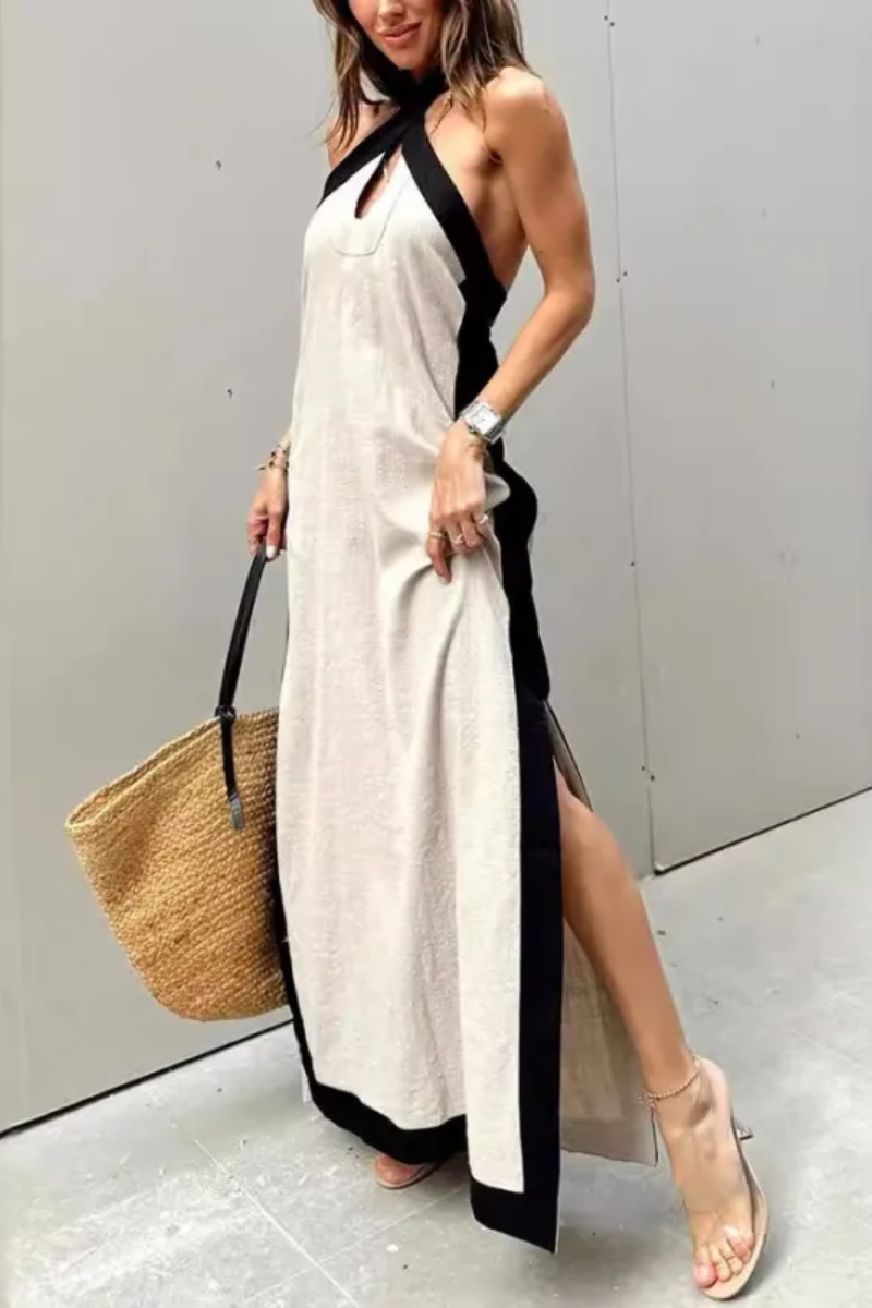 Clémence | Robe Fendue Femme