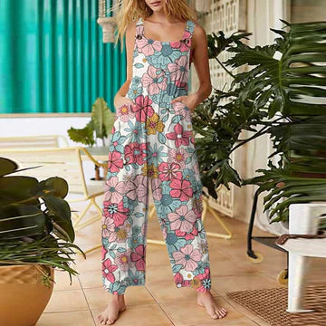 Henrietta - Combinaison à motifs floraux pour femme