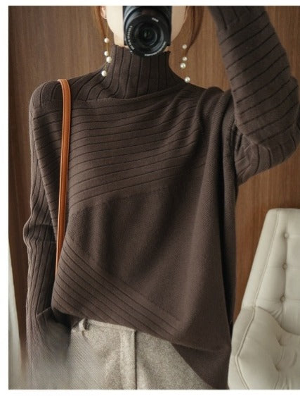 Pull Col Roulé Douillet pour l'Automne et l'Hiver – Idéal pour Rester au Chaud