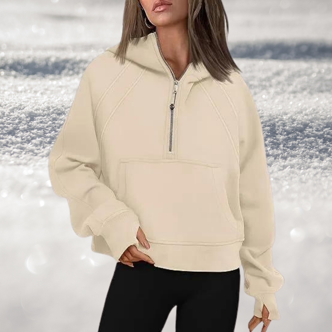 Nala™ | Pull-over pour dames avec revers de moitié
