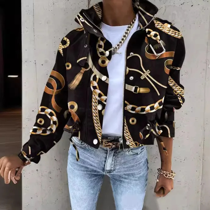 Tesha - Veste moderne à cordon de serrage pour femmes