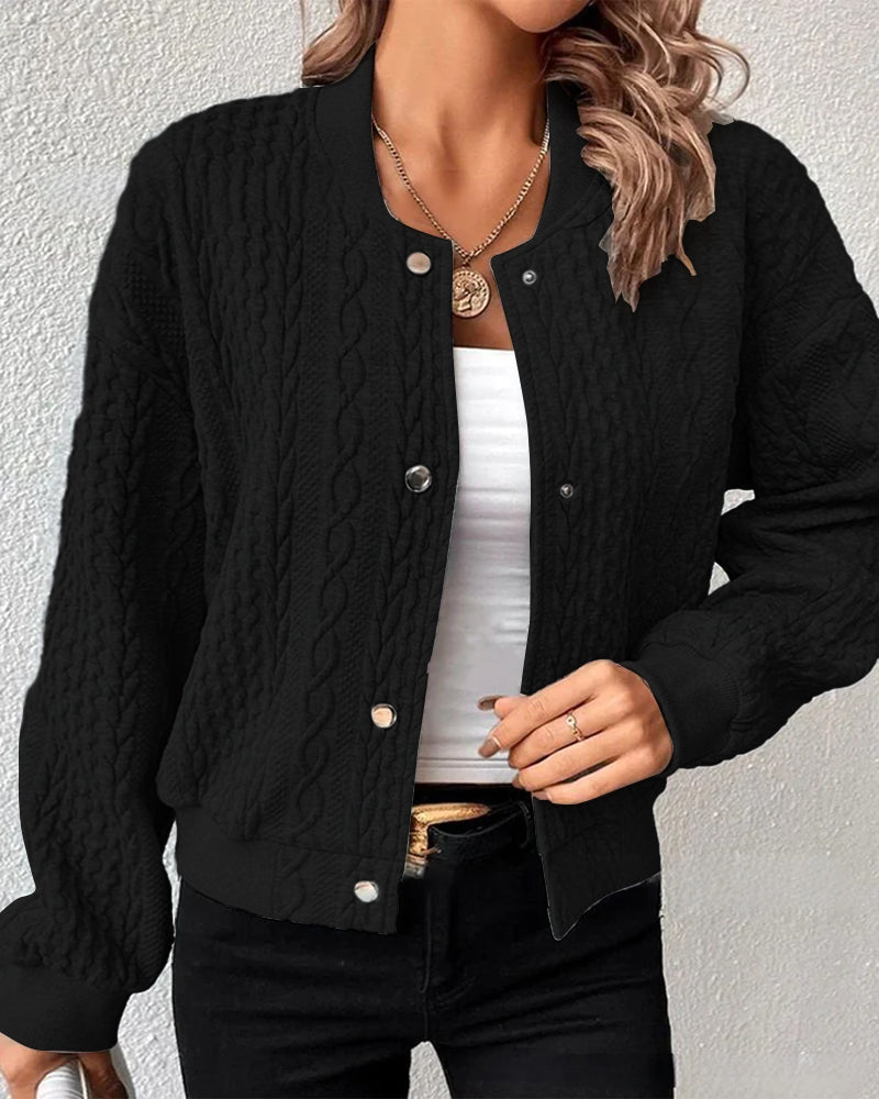Gwen - Cardigan Automnal Stylé avec Boutons pour Femmes