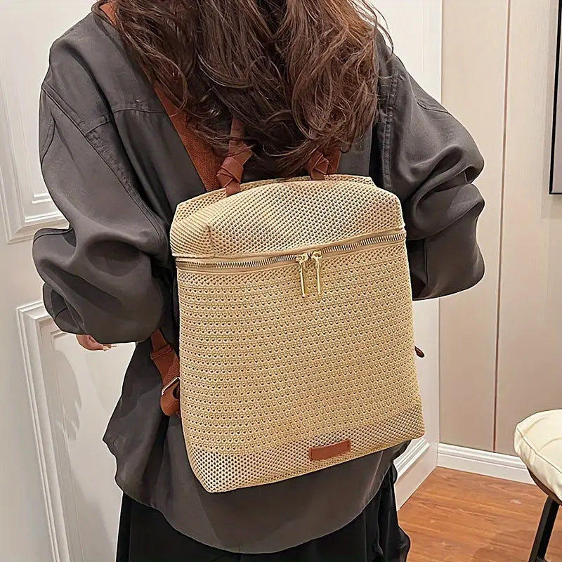 Amber | Sac à dos tressé pour femmes - élégant et fonctionnel