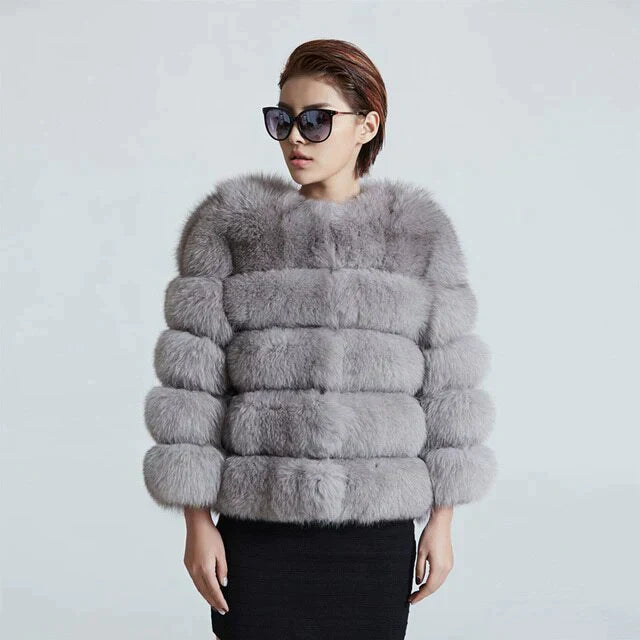 Élégant manteau de fourrure