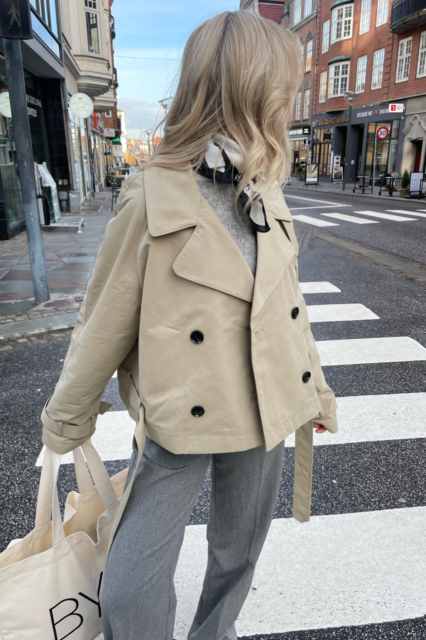 Briella | Trench Femme Décontracté à Double Rangée de Boutons Chic