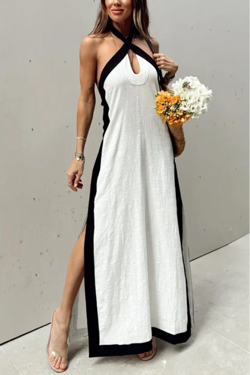 Clémence | Robe Fendue Femme