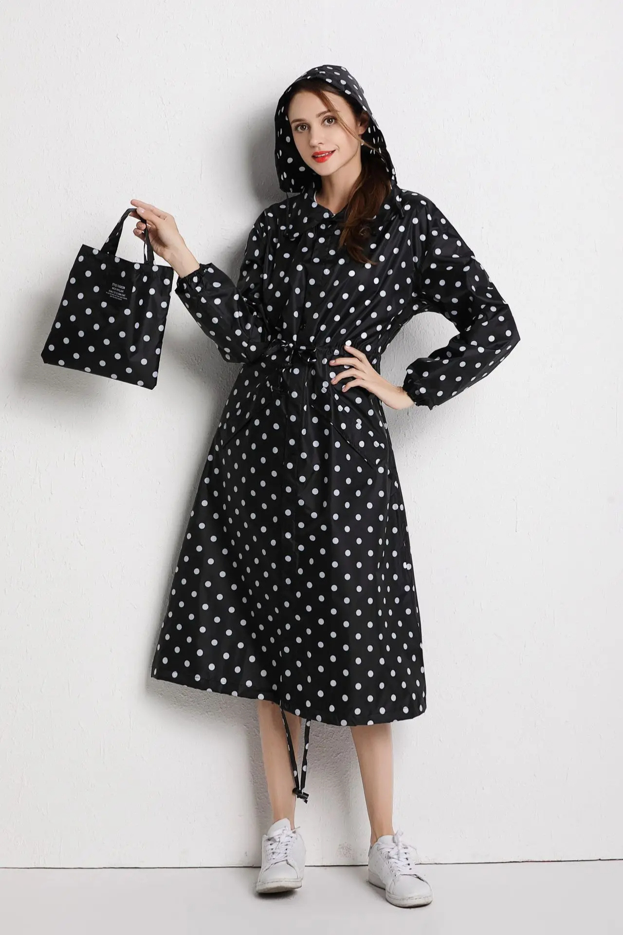 Ashiel - Imperméable imprimé intemporel pour femmes