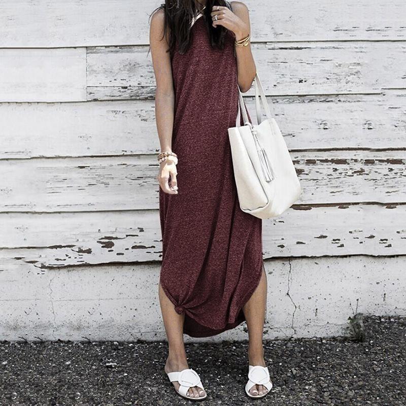 Jupe longue sans manches