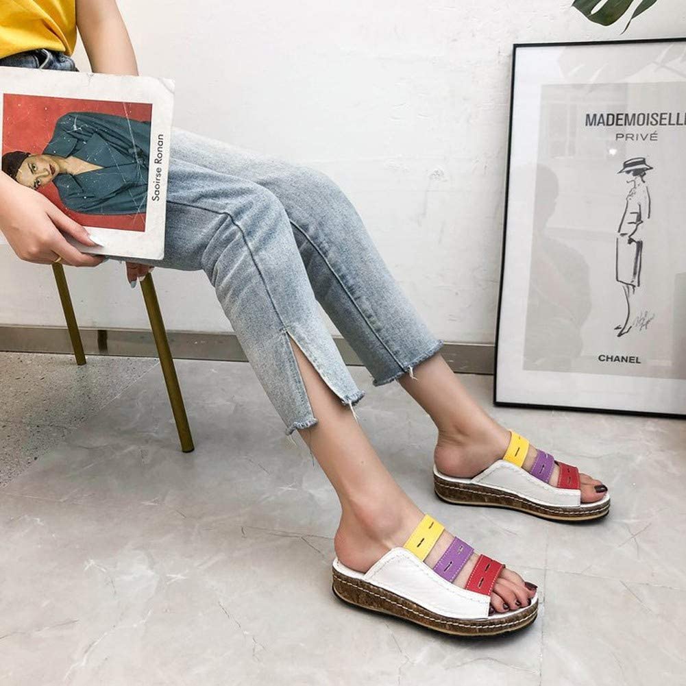 Sophia | Sandales tricolores de soutien confortables pour femmes