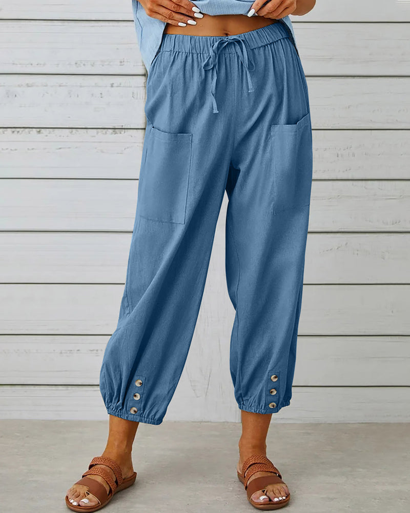 Viola - Pantalon court décontracté