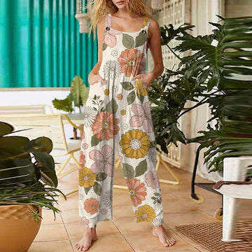 Henrietta - Combinaison à motifs floraux pour femme