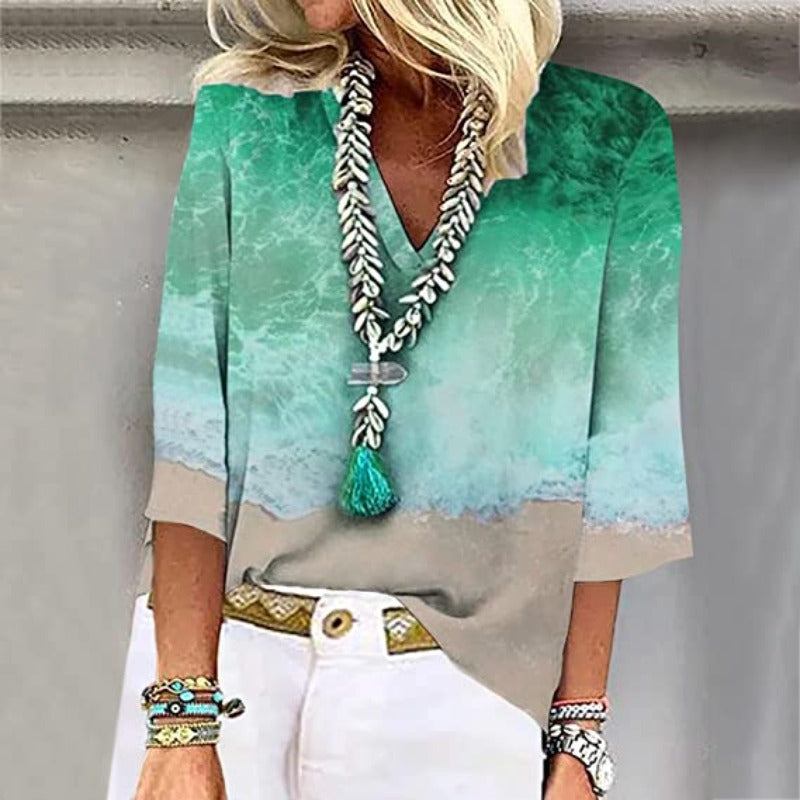 Brittley | Blouse élégante multicolore pour femme