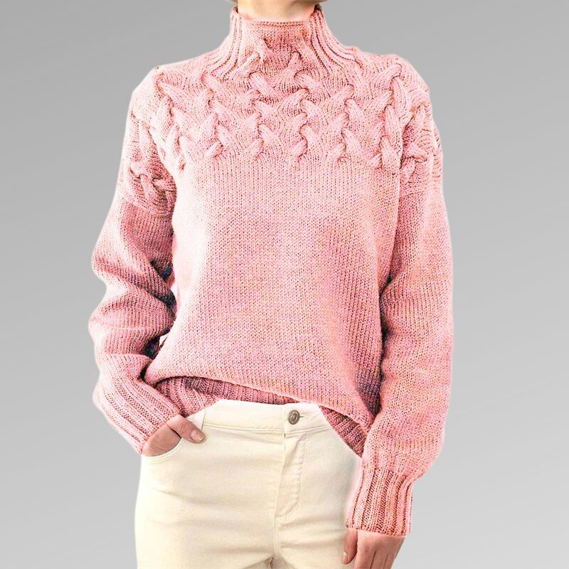 Rachel|Pull à col roulé élégant et chaud