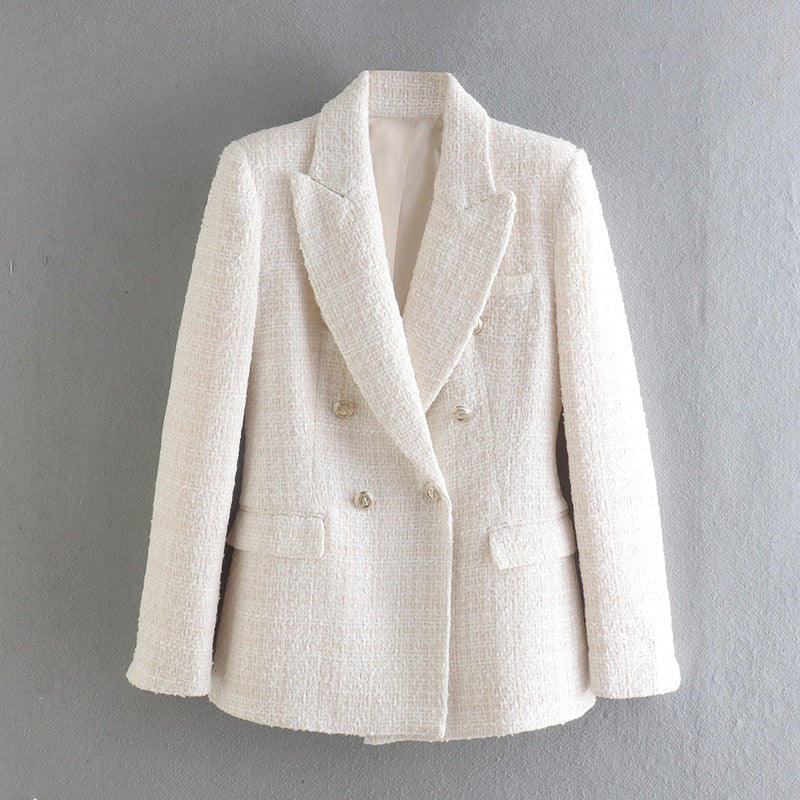 Blazer double boutonnage pour femme